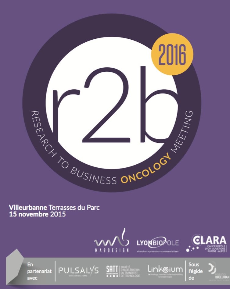 RESEARCH2BUSINESS ONCOLOGY MEETING – 15 NOVEMBRE 2016, LYON